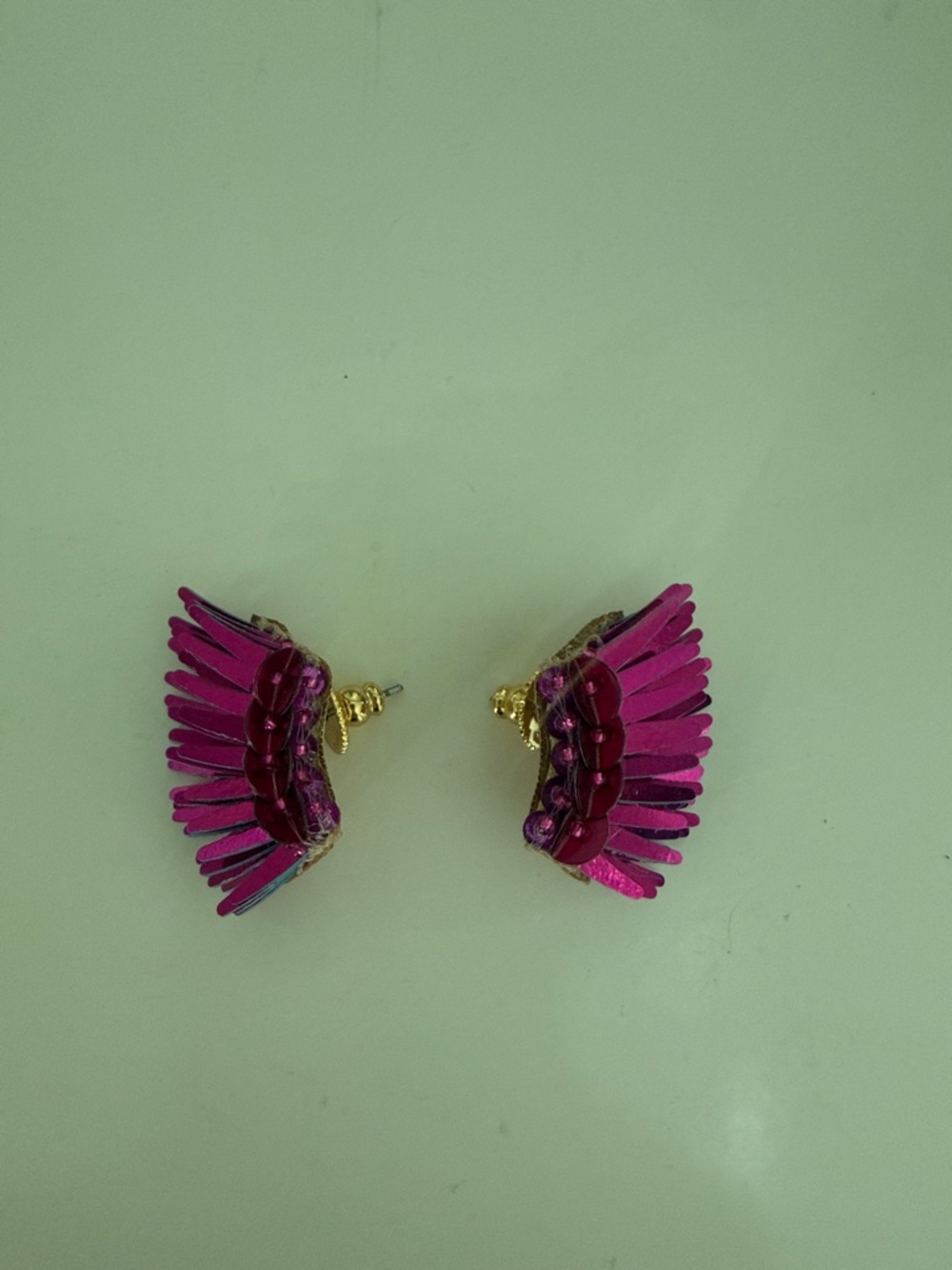 Mignonne Gavigan Mini Fuchsia Stud Earrings